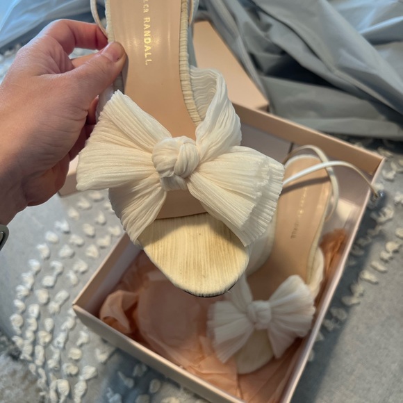 Loeffler Randall Camellia Knotted Sandal in Pearl - Picture 4 of 8